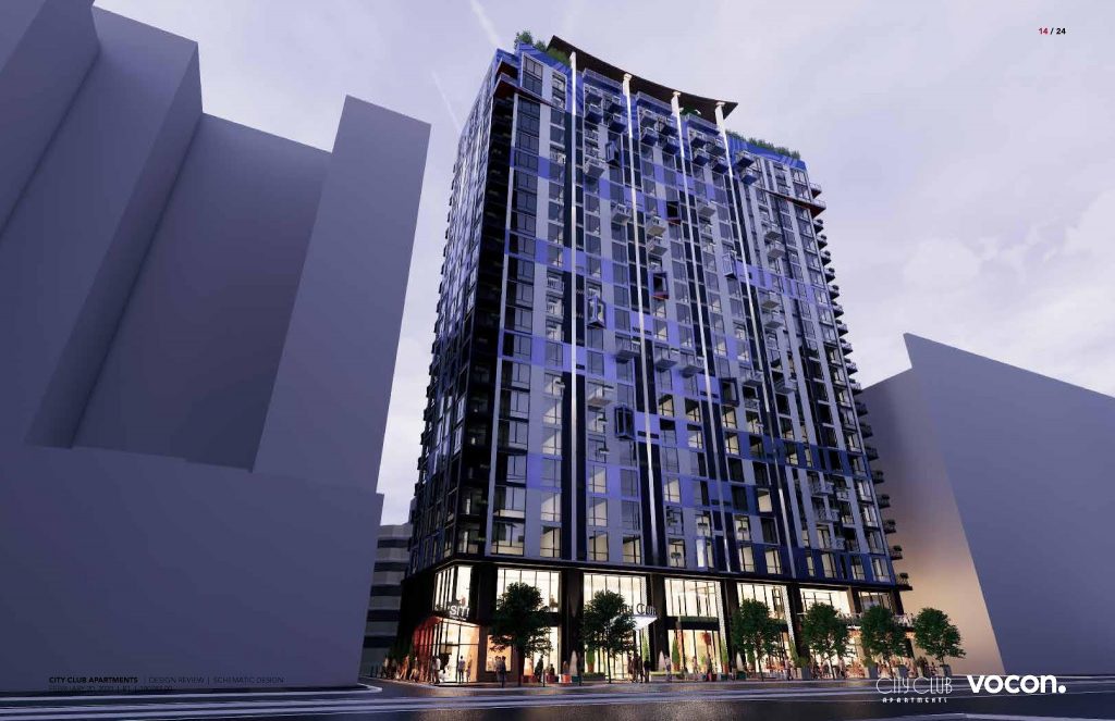 City Club Apartments tower may rise in November