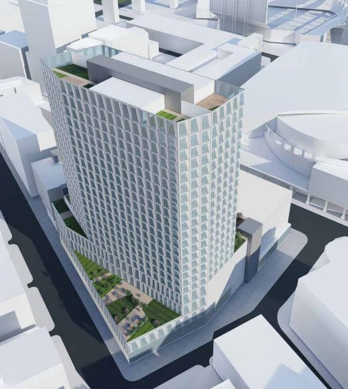 Mixed-use could boost proposed downtown office tower