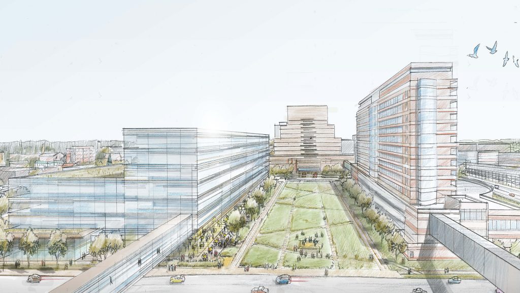 conceptual rendering Cleveland Clinic new Neurological Institute