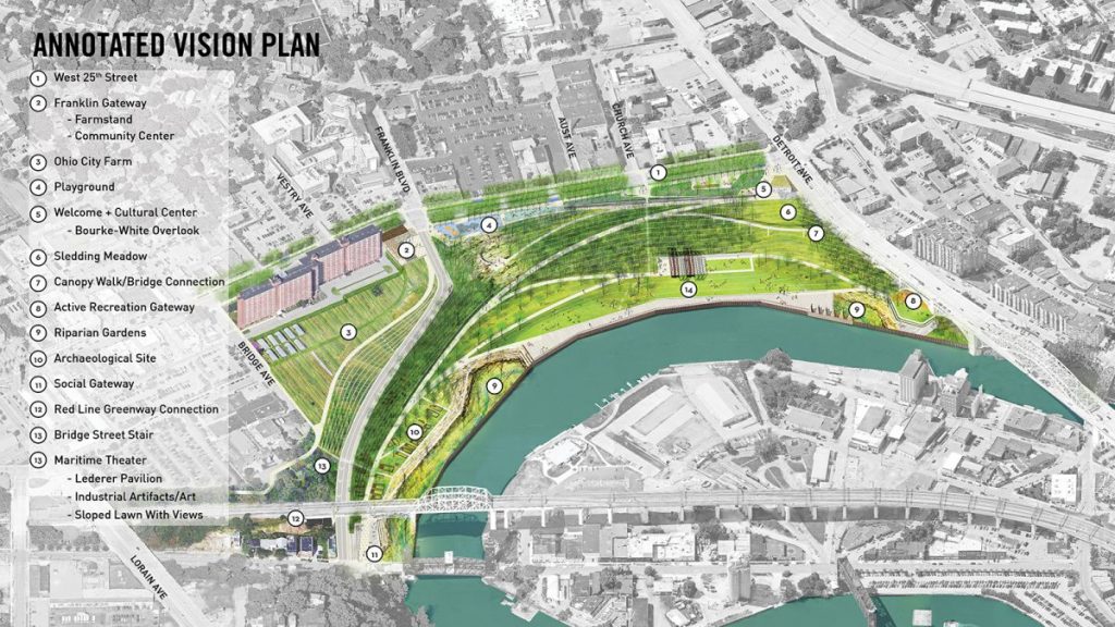 Vision plan for Irishtown Bend Park