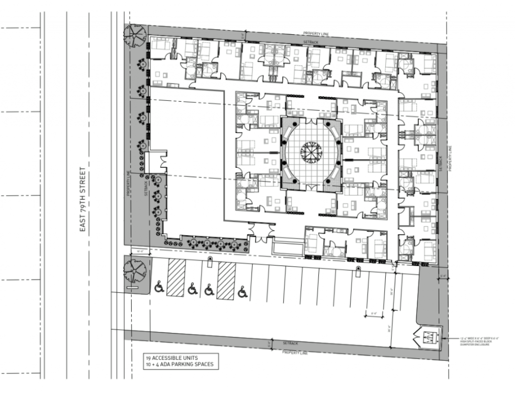 conceptual site plan Kalina House