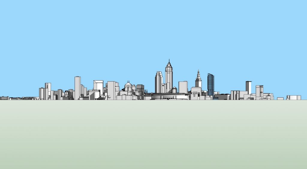 new HQ tower will appear in the downtown Cleveland skyline