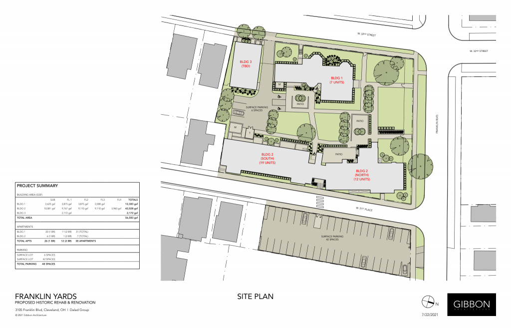 Site plan for the proposed Franklin Yards