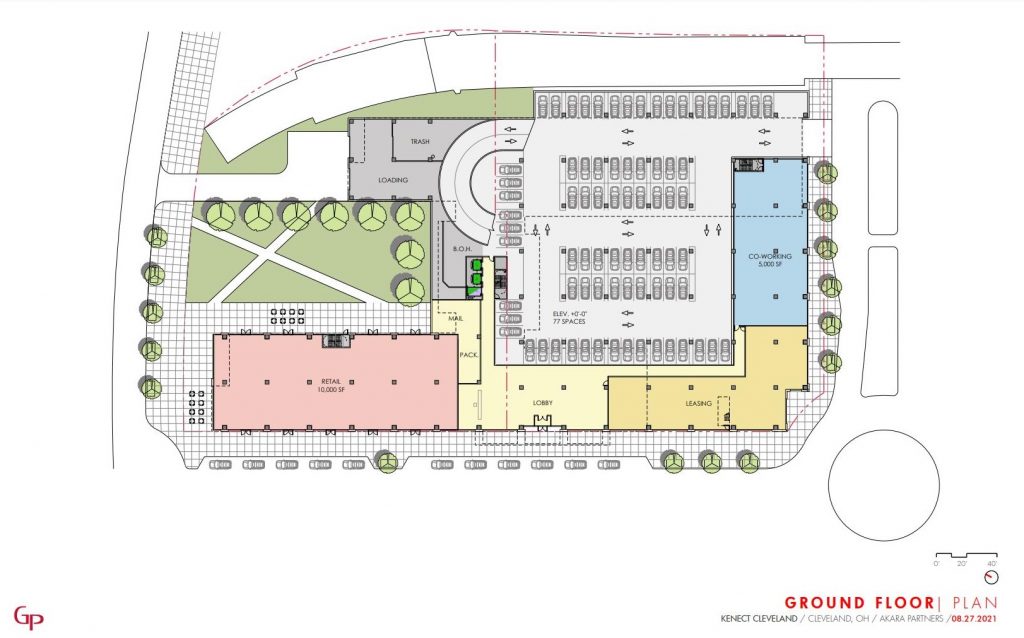 Ground floor plan for Kinect Cleveland