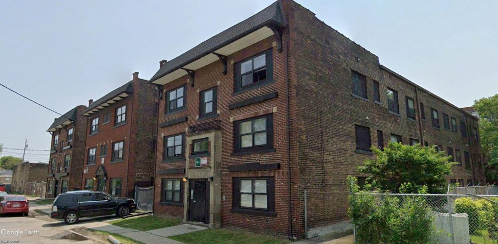 Three Elk Avenue apartment buildings are among the 20 Glenville properties to be renovated.