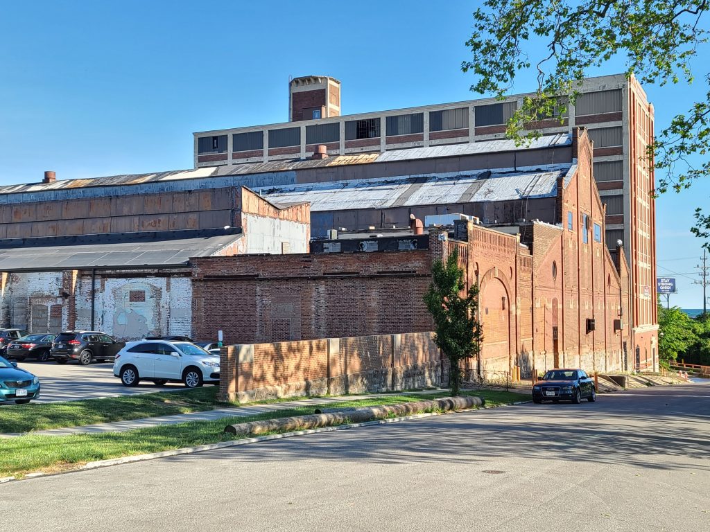 The remaining portion of the old Westinghouse plant is relatively small compared to how big the factory used to be.