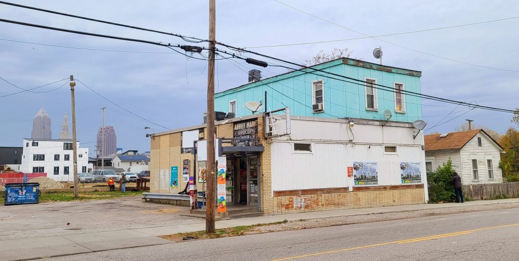 Abbey Market & Grocery on Abbey Avenue is to be demolished for the Panzica-Geis apartment-townhouse development in Cleveland's Duck Island.