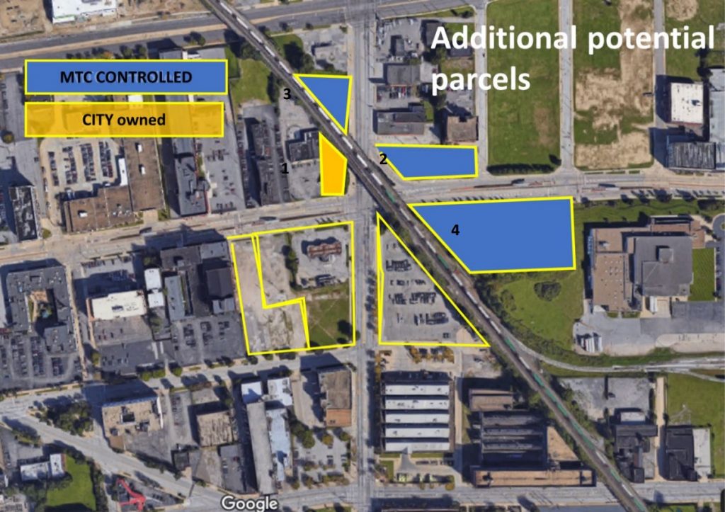 Ancillary sites for development at Euclid-East 55th.