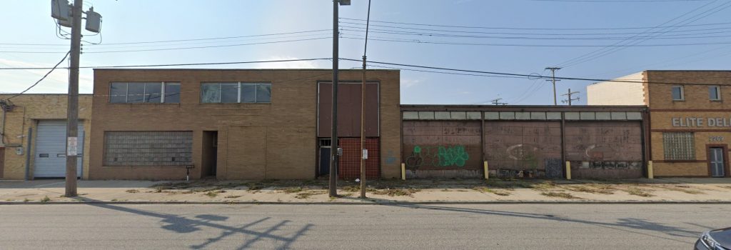 Location of Kan Zaman East restaurant at 2241 St. Clair Avenue in Cleveland's Campus District east of downtown.