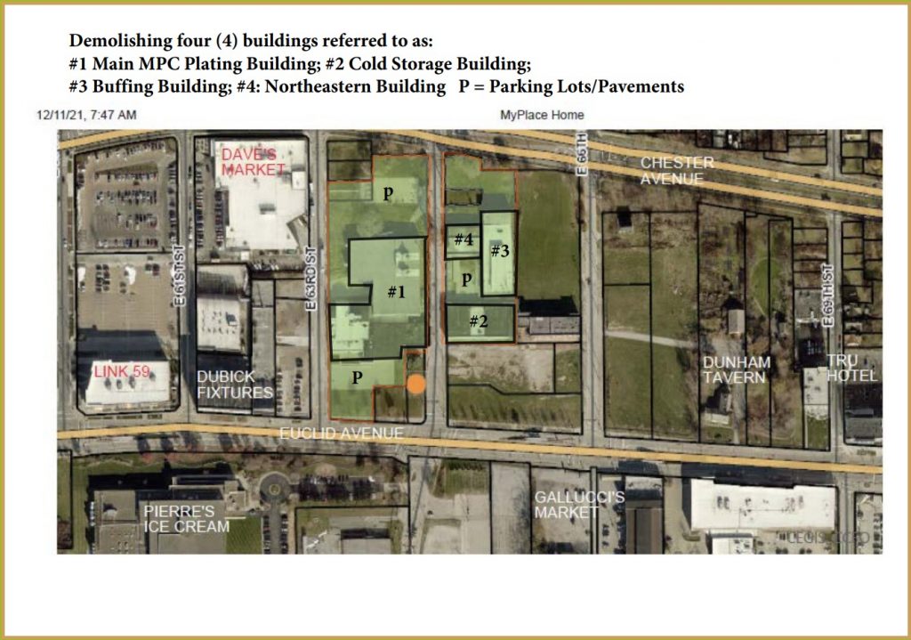 Another map showing proposed demolitions.