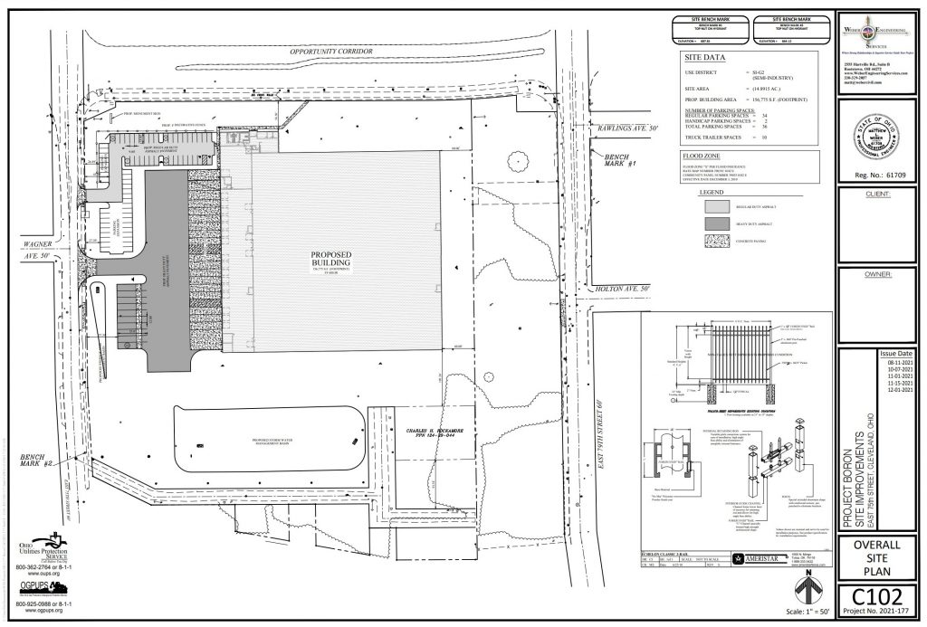 What the new Cleveland Cold Storage distribution center will look like on the 15 acre site.