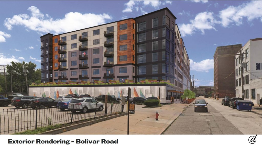 Somera Road's apartment development in downtown Cleveland.