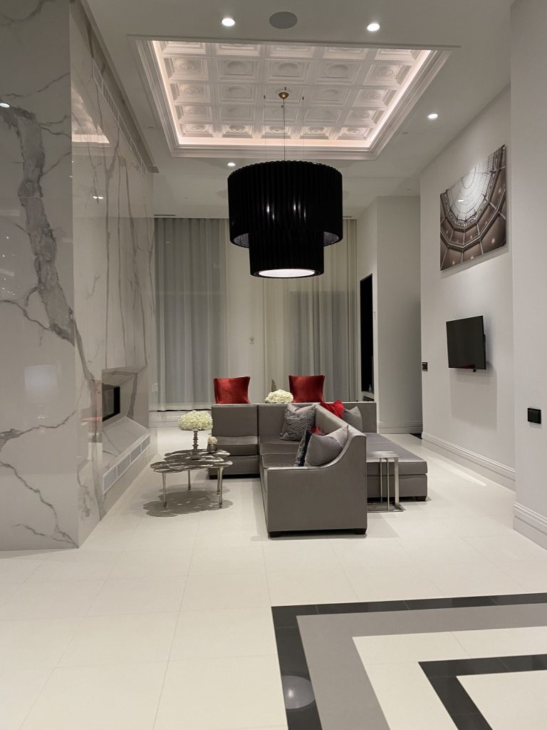 Luxurious, modern interior of The Lumen.