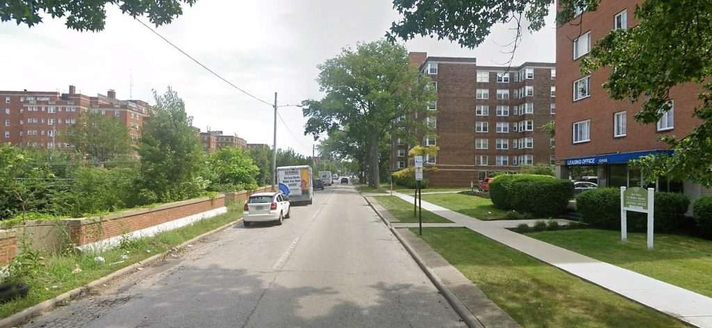 The Vista At Shaker Square and the Shaker North Apartments are both visible in this view.