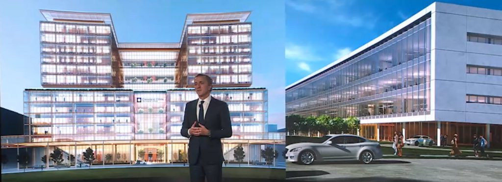 Cleveland Clinic chief Tomislav Mihaljevic presents the new Neurological Institute and the expanded Cole Eye Institute.