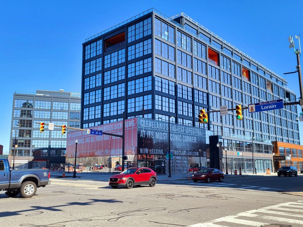 INTRO is the first phase of Harbor Bay's Market Square development, across the street from the West Side Market in Cleveland's Ohio City neighborhood.