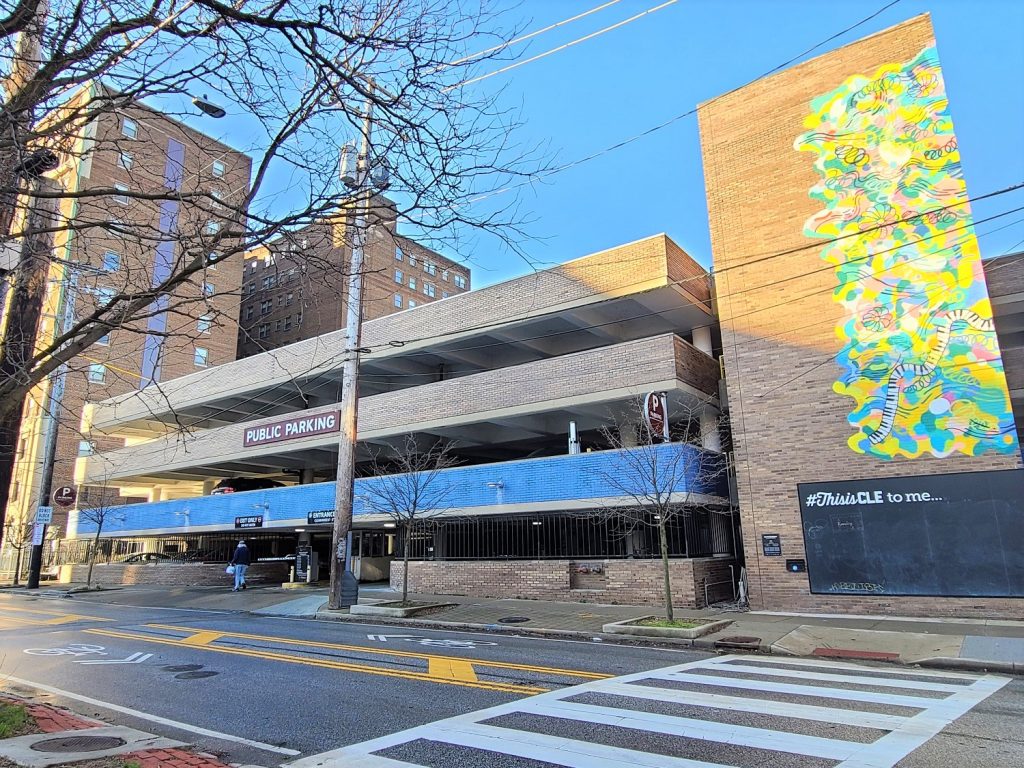 Also called Lot 54, the parking garage at 1980 Ford Road will be demolished after officials figure out where everyone is going to park.