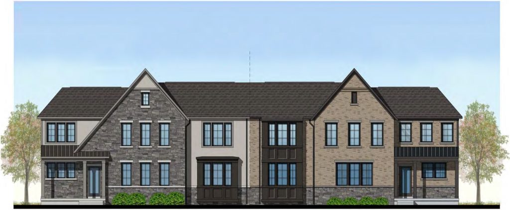 Duplexes planned in the Wellington Mews development in Cleveland Heights.