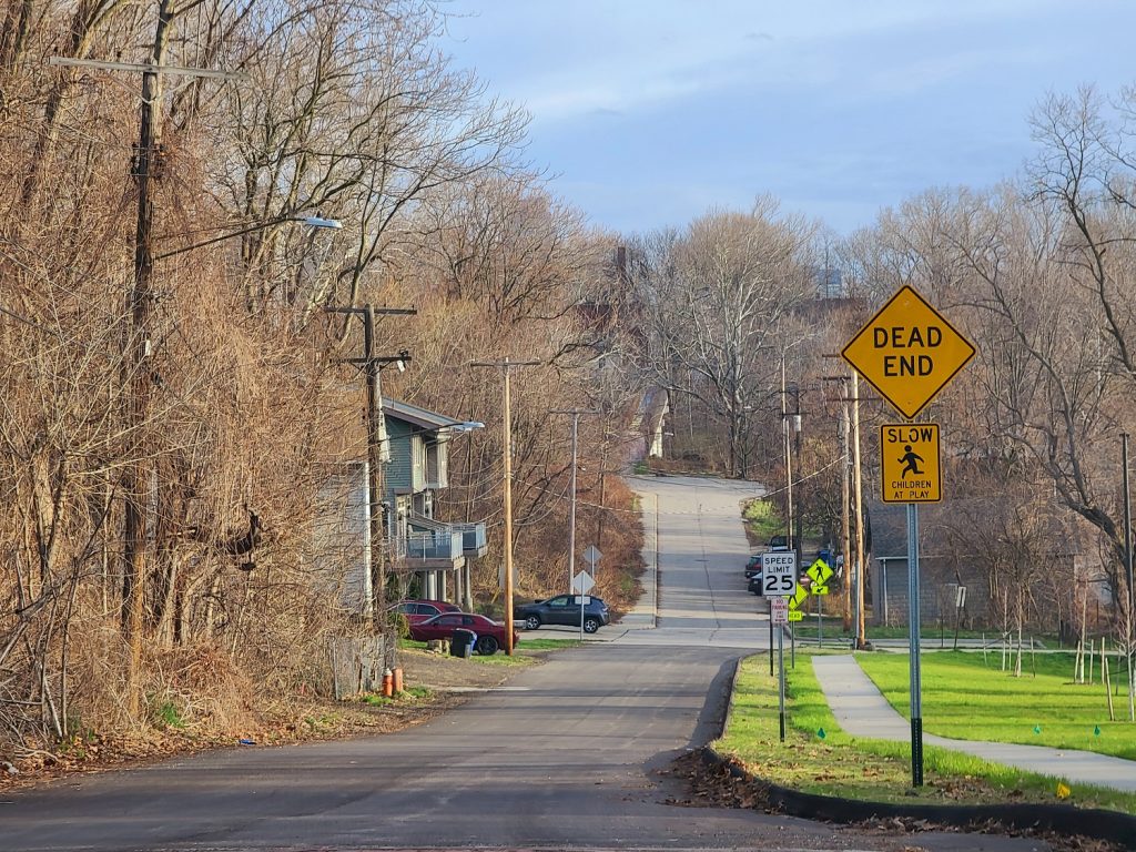 This rural-looking setting is actually in Cleveland's Tremont neighborhood, and where a mid-sized apartment building could be built.