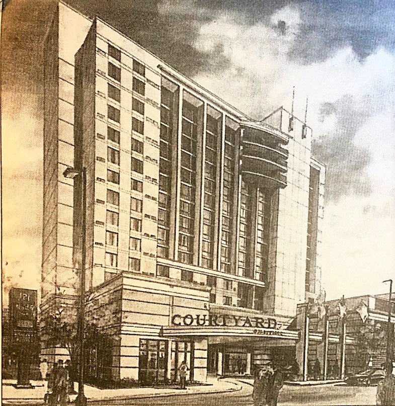 Another view of the proposed Gateway hotel to be built in 1998 but was killed by then-Mayor Mike White.