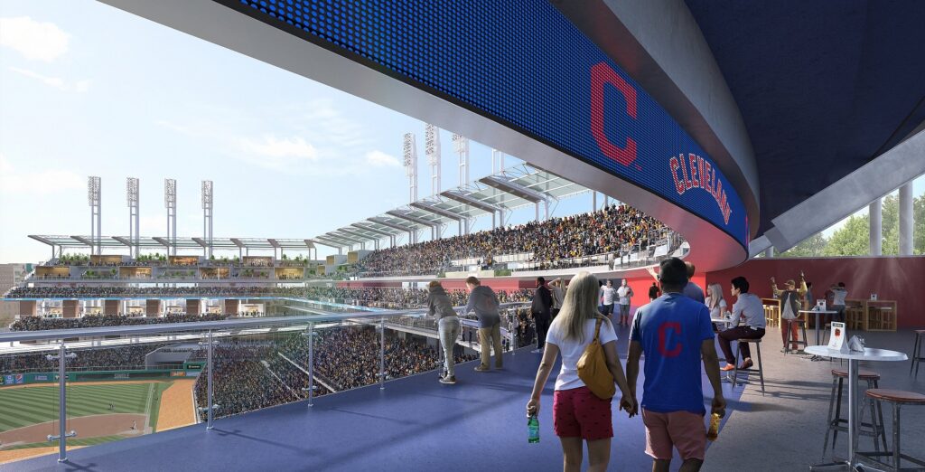 What Progressive Field could look like after its $435 million renovation starting this fall.
