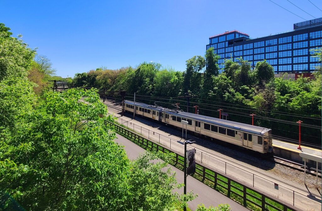 Station-area development ideas are coming together for the West 25th-Ohio City RTA Red Line station next to Tremont's Duck Island.