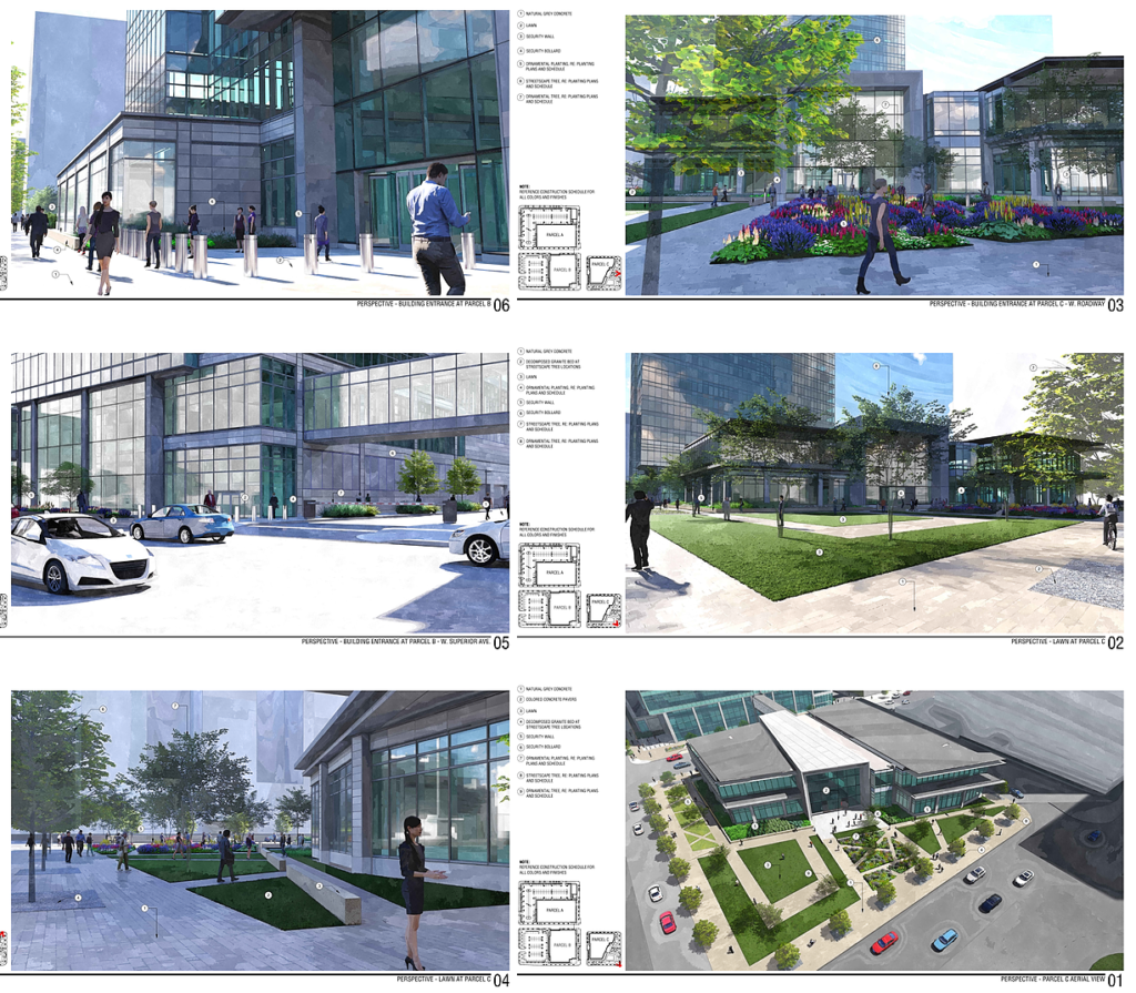 Design concepts of exterior design features to be submitted to the for review in June.