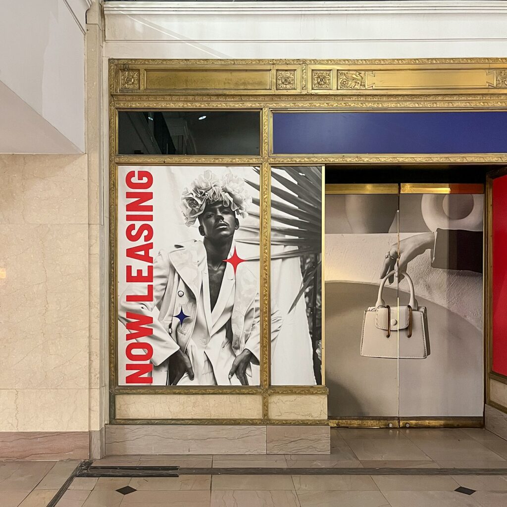 Storefront at The Avenue at Tower City Center.
