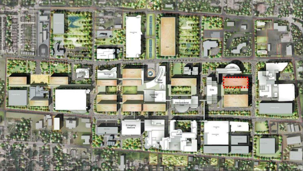 A really cool masterplan image that's really difficult to figure out. The short version -- Cleveland Clinic wants to build lots of stuff.