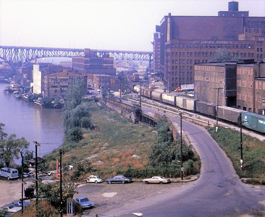 Cleveland's dirty Flats in 1970.