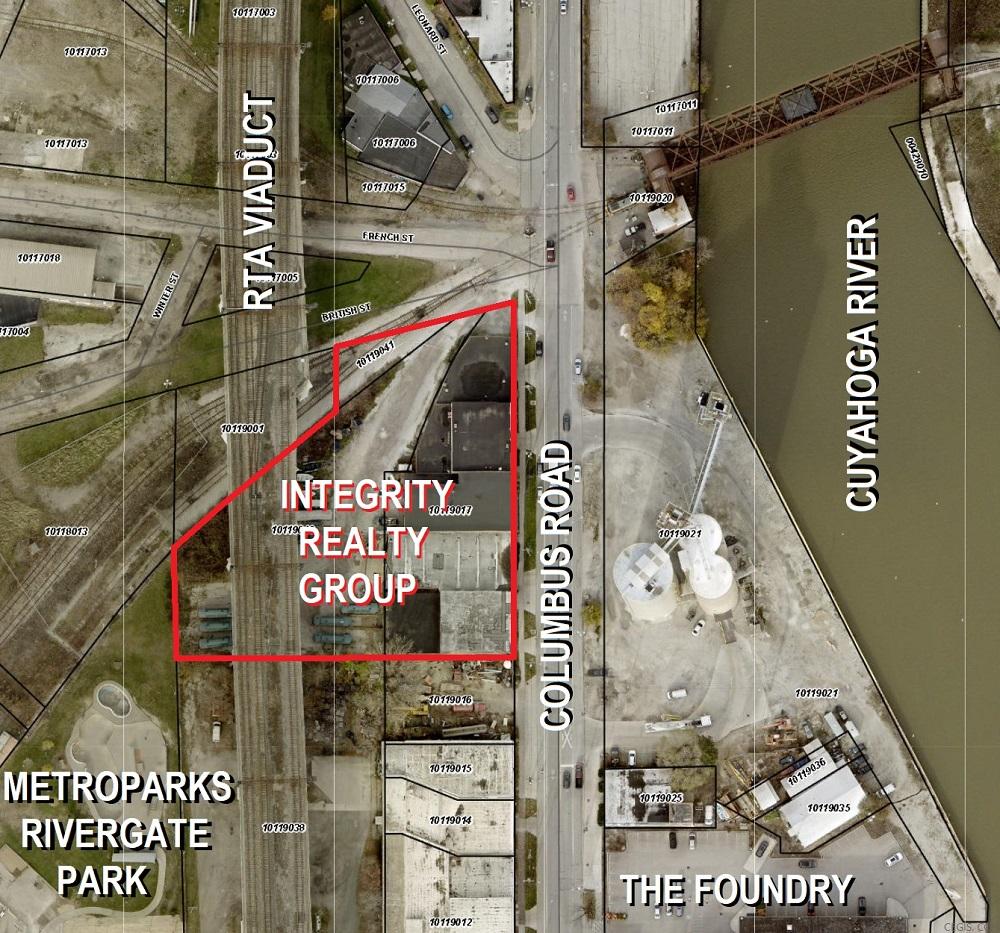 Site map of the IRG property in the Flats and the old buildings it wants to demolish.