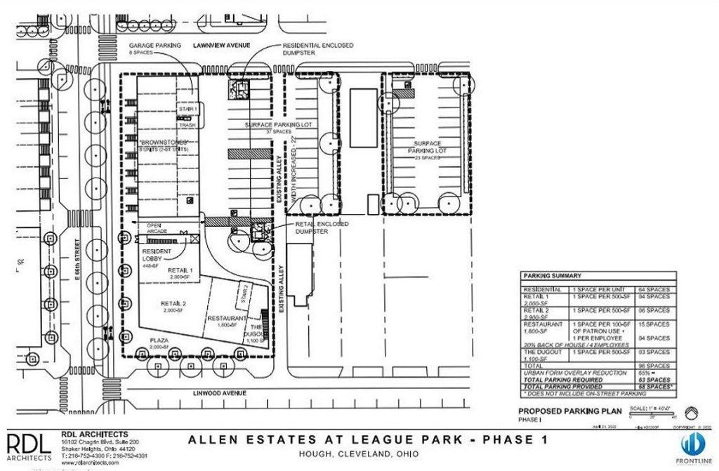 The next component for the first phase of Allen Estates' site plan in Cleveland's Hough neighborhood
