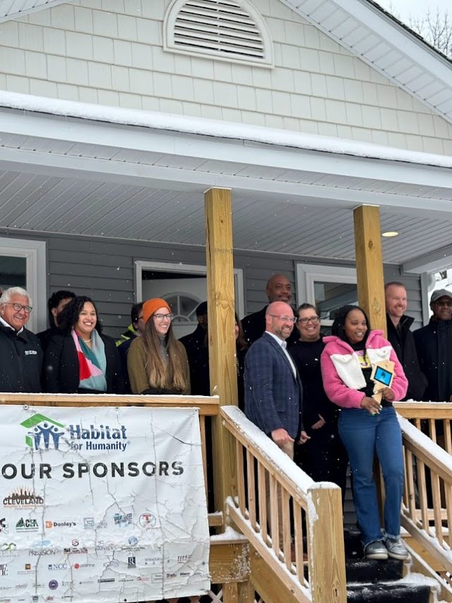 Cleveland Habitat for Humanity opens first union-built home