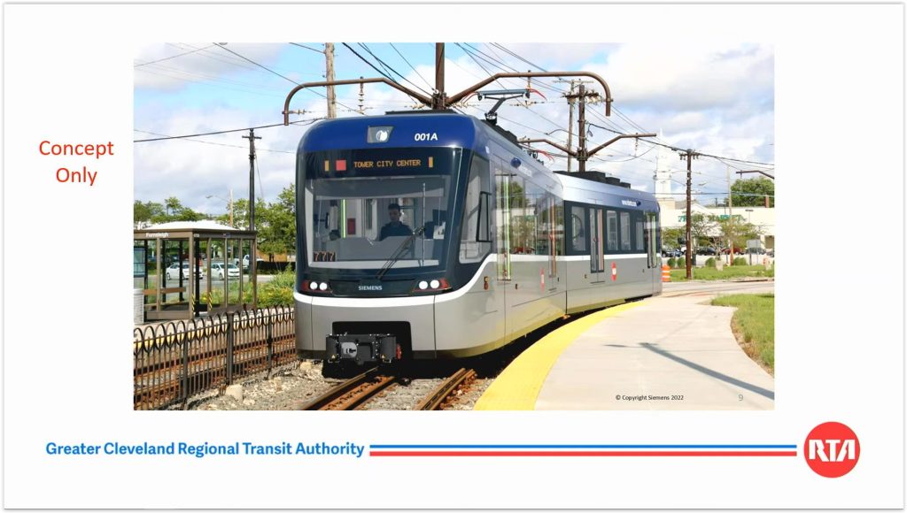 Cleveland RTA reveals its new trains