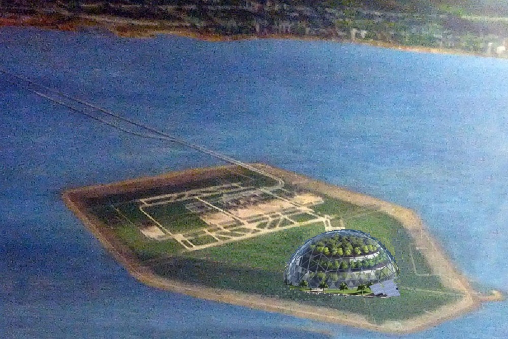 Lake Erie island stadium concept floated