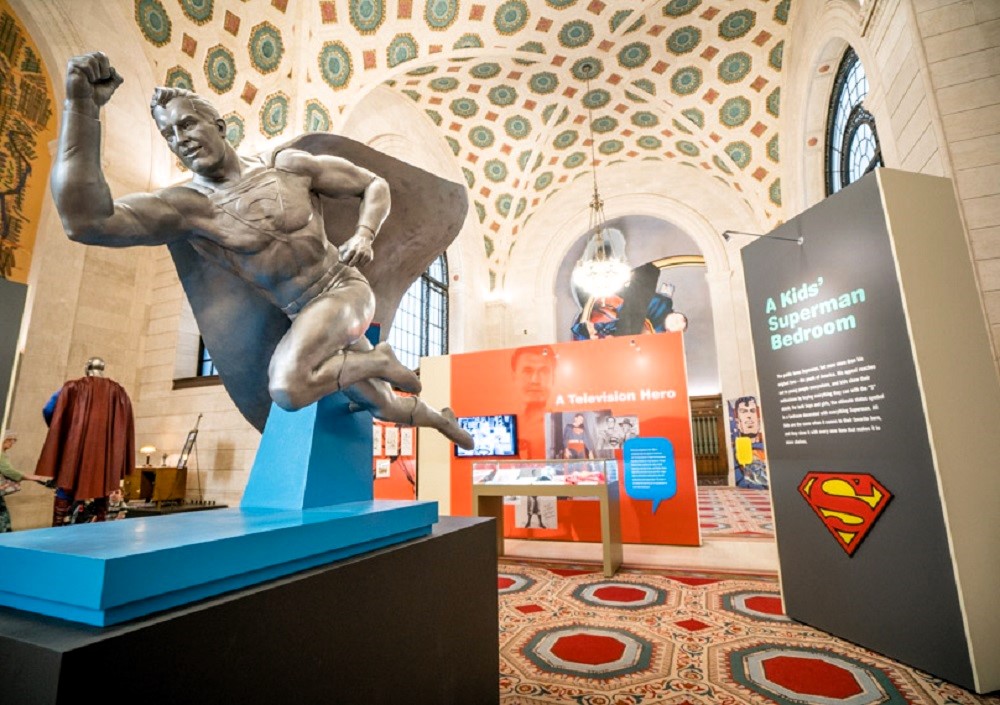 Superman statue, creators’ tribute plaza near to landing in Downtown Cleveland