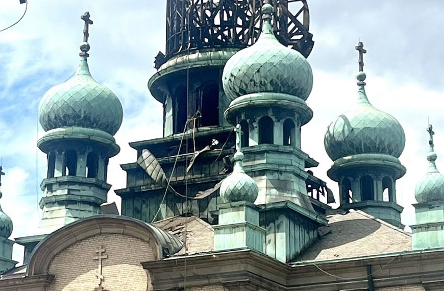 St. Theodosius Cathedral begins its long recovery