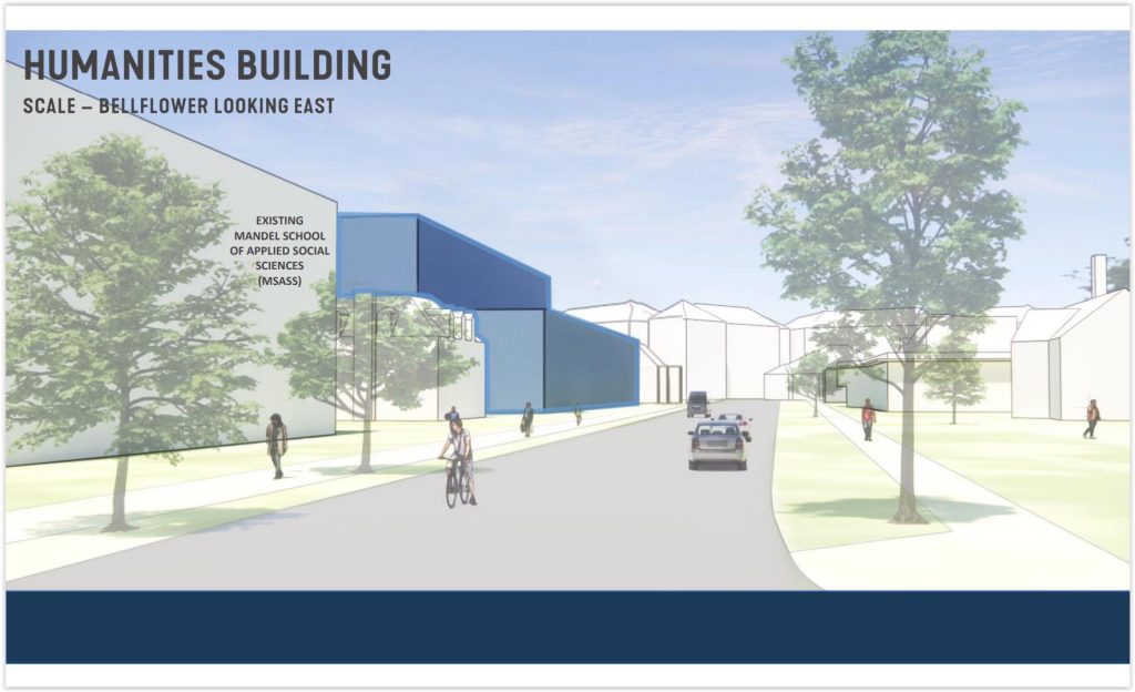 CWRU Humanities Building planned on Bellflower