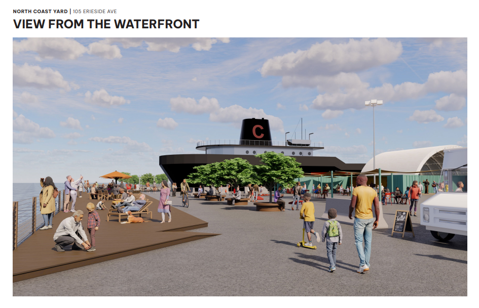 North Coast Yard pop-up to activate lakefront